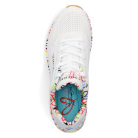 Skechers JGoldcrown Damen Sneaker UNO Loving Love wei&szlig;