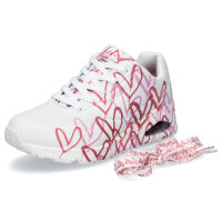 Skechers JGoldcrown UNO Damen Sneaker weiß rot
