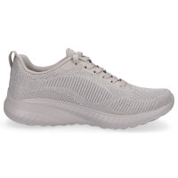 Skechers Damen Sneaker Bobs Squad Chaos taupe glitzer