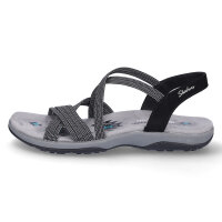 Skechers Damen Sandale Reggae Slim schwarz