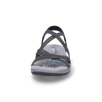 Skechers Damen Sandale Reggae Slim schwarz
