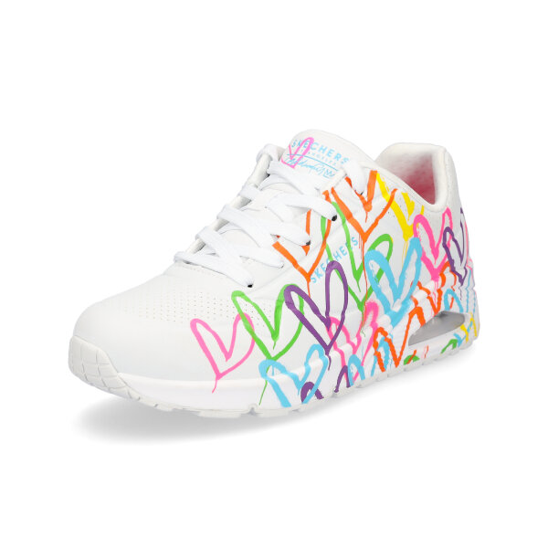 Skechers JGoldcrown Uno Damen Sneaker wei&szlig;