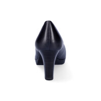 Tamaris Damen Leder Pumps navy blau