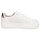 Tamaris Damen Plateau Sneaker wei&szlig; rosegold