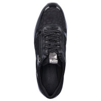 Tamaris Damen Sneaker schwarz Lack