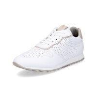 Tamaris Damen Leder Sneaker weiß natur
