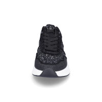 Tamaris Damen Sneaker schwarz glitzer