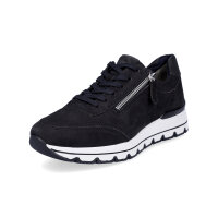 Tamaris Damen Leder Sneaker navy blau