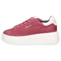 Tamaris Damen Leder Plateau Sneaker pink