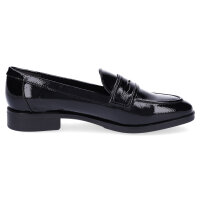 Tamaris Damen Loafer schwarz Lack