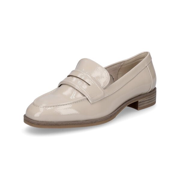 Tamaris Damen Loafer shell taupe Lack