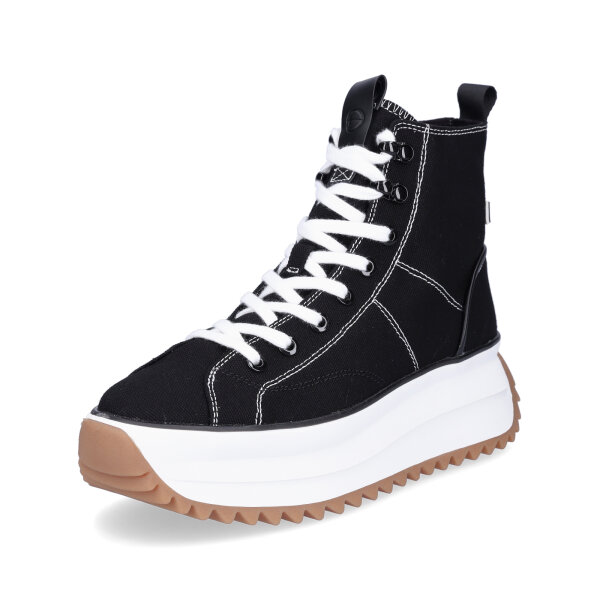 Tamaris Damen Plateau Sneaker schwarz