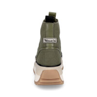 Tamaris Damen Plateau Sneaker olive gr&uuml;n