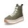 Tamaris Damen Plateau Sneaker olive gr&uuml;n