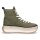 Tamaris Damen Plateau Sneaker olive gr&uuml;n