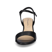 Tamaris Damen Sandale schwarz matt