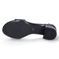 Tamaris Damen Sandalette schwarz matt