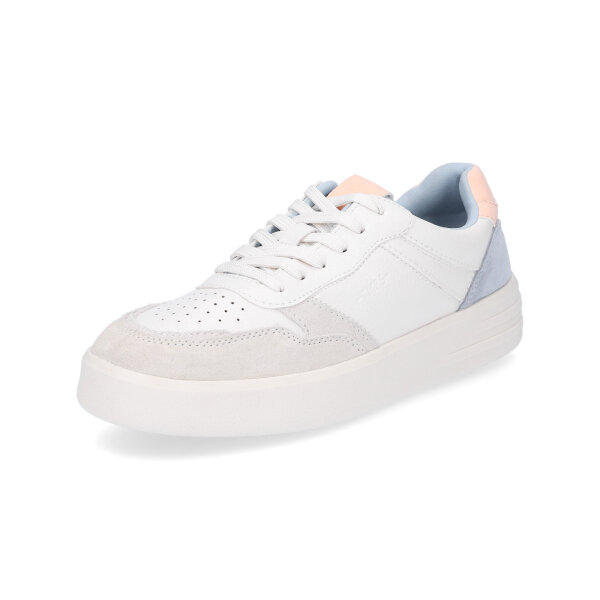 Tamaris Damen Sneaker low wei&szlig; pastell