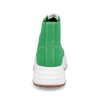 Tamaris Damen Canvas Plateau Sneaker gr&uuml;n