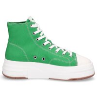 Tamaris Damen Canvas Plateau Sneaker gr&uuml;n