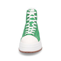 Tamaris Damen Canvas Plateau Sneaker gr&uuml;n