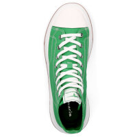 Tamaris Damen Canvas Plateau Sneaker gr&uuml;n