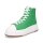 Tamaris Damen Canvas Plateau Sneaker gr&uuml;n