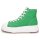 Tamaris Damen Canvas Plateau Sneaker gr&uuml;n