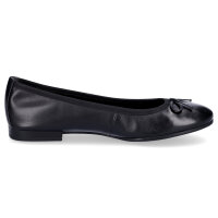 Tamaris Damen Leder Ballerina schwarz