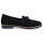 Tamaris Damen Leder Loafer schwarz