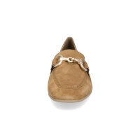 Tamaris Damen Leder Slipper cognac