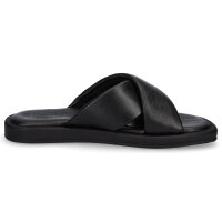 Tamaris Damen Leder Pantolette schwarz