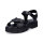 Tamaris Damen Leder Sandalette schwarz