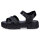 Tamaris Damen Leder Sandalette schwarz