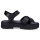 Tamaris Damen Leder Sandalette schwarz