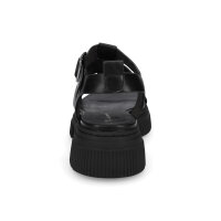Tamaris Damen Plateau Sandale schwarz