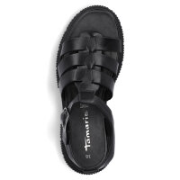 Tamaris Damen Plateau Sandale schwarz