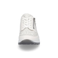 Waldl&auml;ufer Damen Sneaker wei&szlig; silber