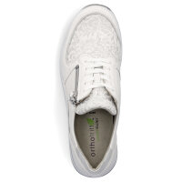 Waldl&auml;ufer Damen Sneaker wei&szlig; silber