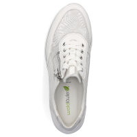 Waldl&auml;ufer Damen Schn&uuml;rschuh wei&szlig; silber