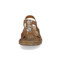 Rieker Damen Slingback Sandale braun