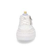 Rieker Damen Plateau Sneaker wei&szlig;