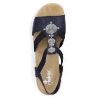 Rieker Damen Sandale blau