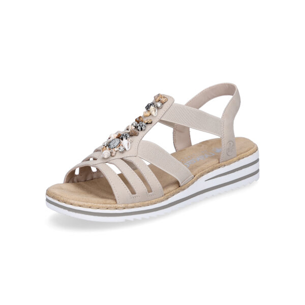 Rieker Damen Sandale beige