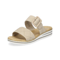 Rieker Damen Pantolette beige sand