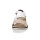 Rieker Damen Sandale wei&szlig; beige