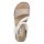 Rieker Damen Sandale wei&szlig; beige