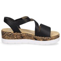 Rieker Damen Sandale schwarz