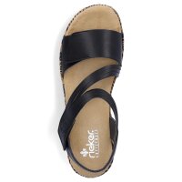 Rieker Damen Sandale schwarz