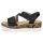 Rieker Damen Sandale schwarz